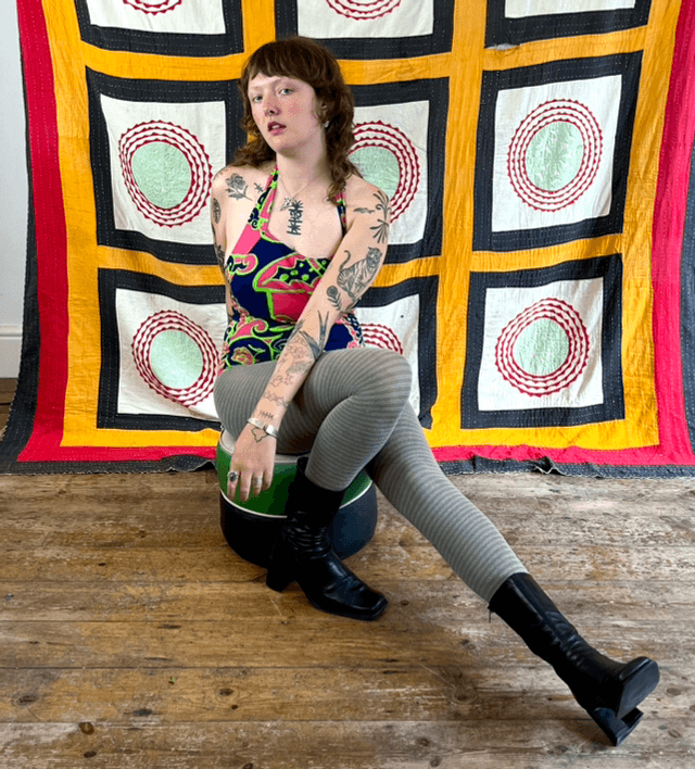 Halterneck Bodysuit, 1990’s - Size M