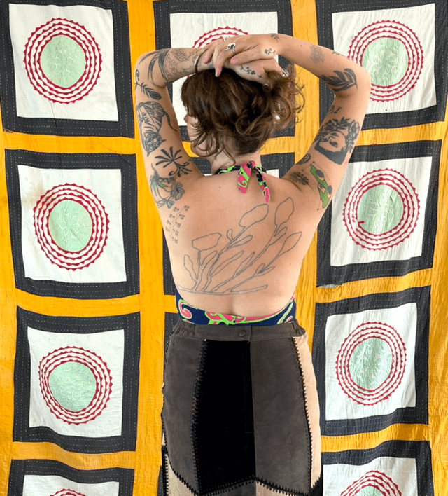 Halterneck Bodysuit, 1990’s - Size M