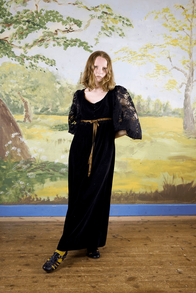 Gerald McCann Velvet Gown, 1960's - Size S
